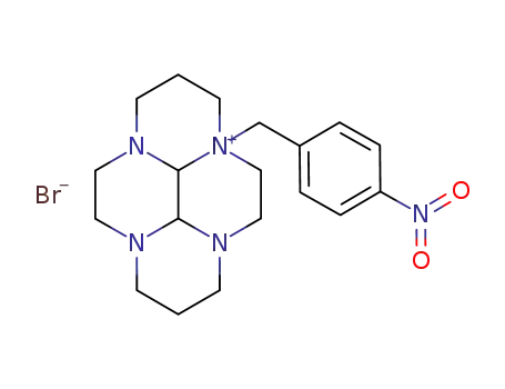 perhydro-3a-(4-nitrobenzyl)-3a,5a,8a,10a-tetraazapyrenium bromide