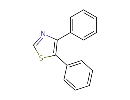 Molecular Structure of 1826-15-9 (Thiazole, 4,5-diphenyl-)