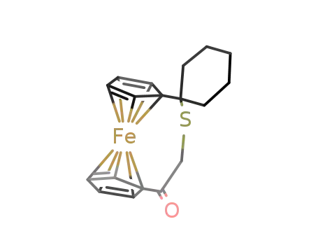 1,1'-{cyclohexylidenethio(2-oxoethylene)}ferrocene