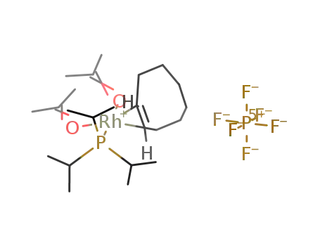 cis-[Rh(cyclooctene)(PiPr3)(acetone)2]PF6