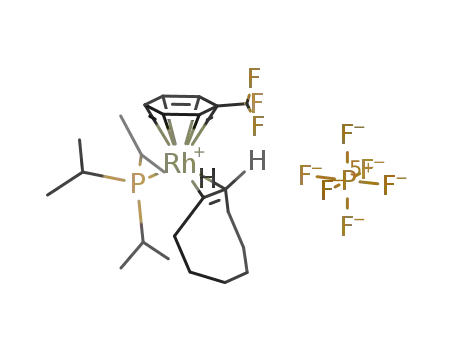 [(η6-C6H5CF3)Rh(cyclooctene)(PiPr3)]PF6