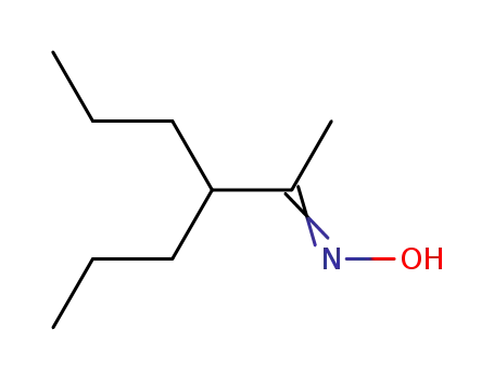 Molecular Structure of 52030-22-5 ((2Z)-3-propylhexan-2-one oxime)