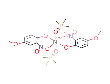 trans-bis(4-methoxy-2-nitrophenolato[O:O])bis(oxotrimethylphosphorane)nickel