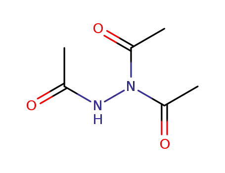 Molecular Structure of 91482-60-9 (Acetic acid, 1,2-diacetylhydrazide)