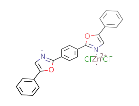 [ZnCl2(1,4-bis(5-phenyloxazol-2-yl)benzene)]n