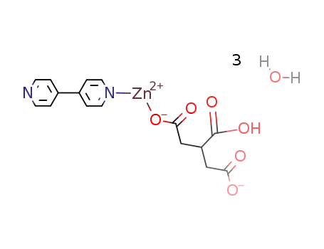[Zn(tricarballylic acid-2H)(4,4'-bipyridine)](n)*3nH2O