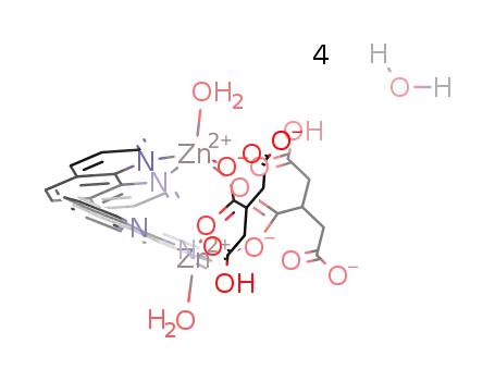 [Zn(tricarballylic acid-2H)(1,10-phenanthroline)(H2O)]2*4H2O