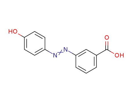 Molecular Structure of 28952-32-1 (Benzoic acid, 3-[(4-hydroxyphenyl)azo]-)