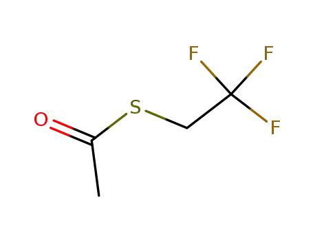 Molecular Structure of 14897-48-4 (Ethanethioic acid, S-(2,2,2-trifluoroethyl) ester)
