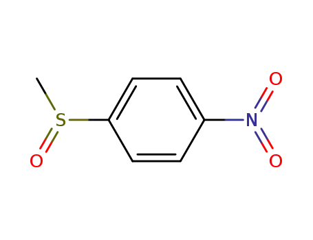 Molecular Structure of 940-12-5 (4-Nitrophenyl (methyl) sulfoxide)