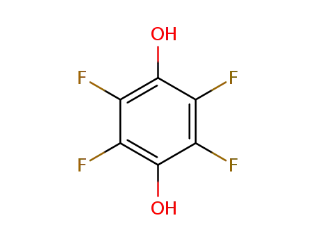Molecular Structure of 771-63-1 (Tetrafluorohydroquinone)