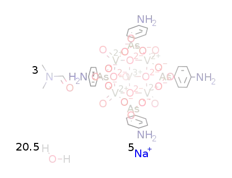 Na5[V5O9(4-aminohenylarsonate)4]*20.5H2O*3DMF