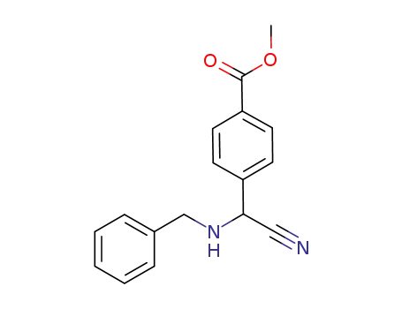 methyl 4-((benzylamino)(cyano)methyl)benzoate