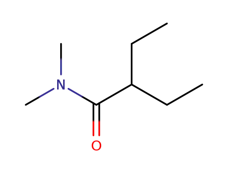 Molecular Structure of 31499-97-5 (2-ethyl-N,N-dimethylbutyramide)