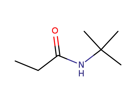 Molecular Structure of 1118-32-7 (N-(T-BUTYL)PROPANAMIDE)