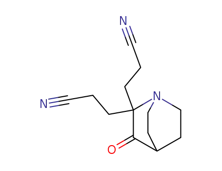 3,3'-(3-oxo-quinuclidine-2,2-diyl)-di-propionitrile