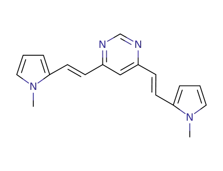 (E,E)-4,6-bis[2-(1-methyl-1H-pyrrol-2-yl)vinyl]pyrimidine