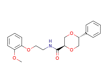 trans-N-(2-(2-methoxyphenoxy)ethyl)-5-phenyl-1,4-dioxane-2-carboxamide