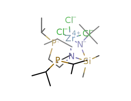 [ZrCl3(κ3-N2P-(tert-butyl)NSiMe2N(CH2CH2P(i-Pr)2)2)]