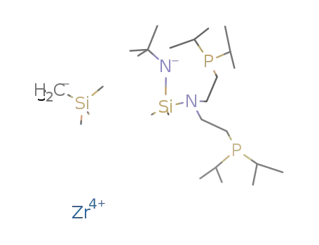 [Zr(CH2SiMe3)3((tert-butyl)NSiMe2N(CH2CH2P(i-Pr)2)2)]