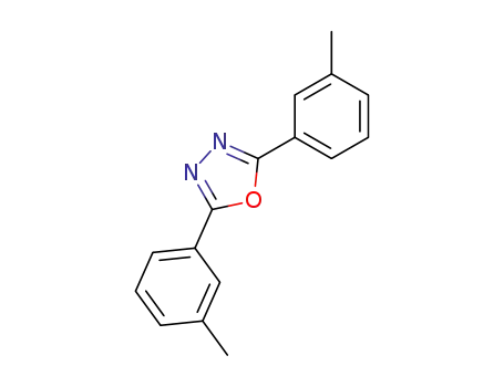 Molecular Structure of 59646-37-6 (2,5-BIS(3-METHYLPHENYL)-1,3,4-OXADIAZOLE)