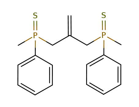 (2-methylenepropane-1,3-diyl)bis(methylphenylphosphine sulfide)
