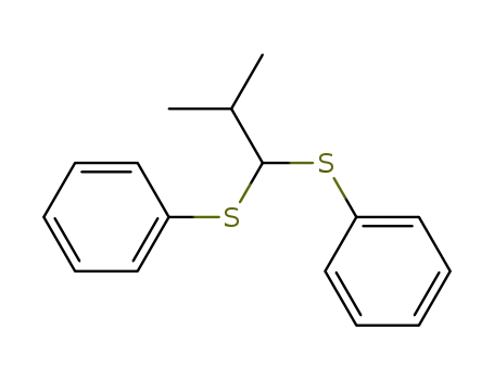 Molecular Structure of 54905-13-4 (Benzene, 1,1'-[(2-methylpropylidene)bis(thio)]bis-)