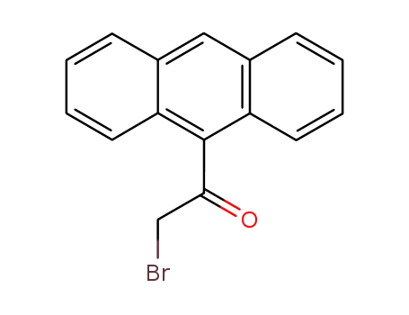Molecular Structure of 24100-41-2 (1-(anthracen-9-yl)-2-bromoethanone)