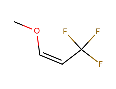 Molecular Structure of 26885-67-6 (Z-1-METHOXY-3,3,3-TRIFLUOROPROPENE)