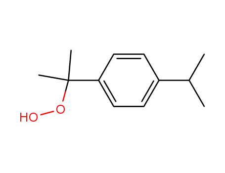 Molecular Structure of 98-49-7 (1-(4-isopropylphenyl)-1-methylethyl hydroperoxide)