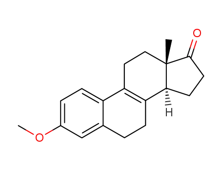 Molecular Structure of 6885-44-5 (3-Methoxyestra-1(10),2,4,8-tetrene-17-one)