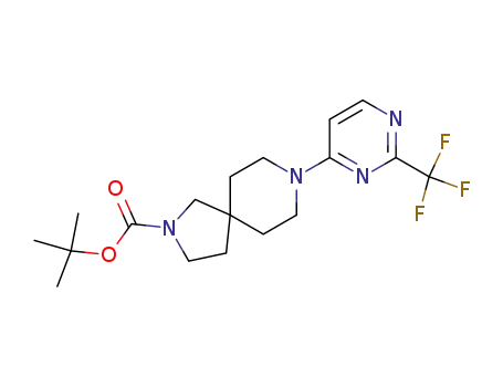 tert-butyl 8-(2-(trifluoromethyl)pyrimidin-4-yl)-2,8-diazaspiro[4.5]decane-2-carboxylate