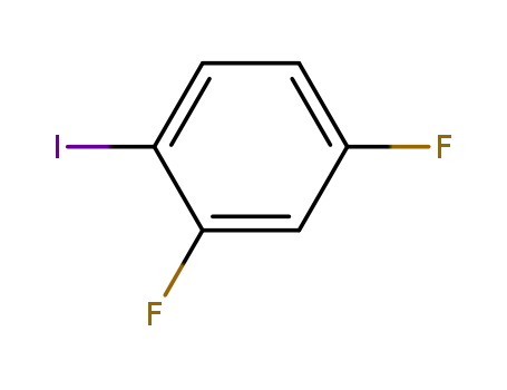 Molecular Structure of 2265-93-2 (2,4-Difluoroiodobenzene)
