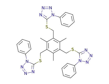 2,4,6-tris(1-phenyl-1H-tetrazolsulfanylmethyl)mesitylene