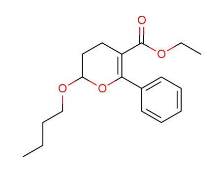 ethyl 2-butoxy-3,4-dihydro-6-phenyl-2H-pyran-5-carboxylate