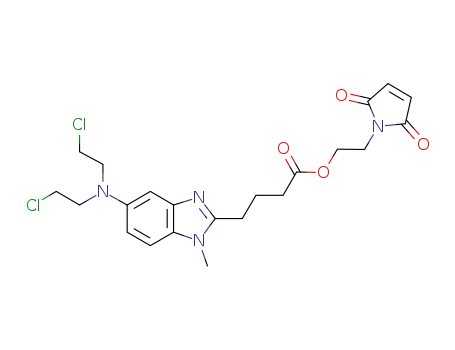 2-{4-[6-bis(2-chloroethyl)amino-3-methylbenzo[d]imidazol-2-yl]butanoyl}oxyethylmaleimide