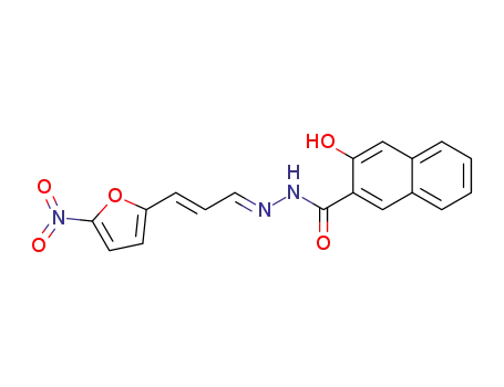 (E)-3-hydroxy-N'-((E)-3-(5-nitrofuran-2-yl)allylidene)-2-naphthohydrazide