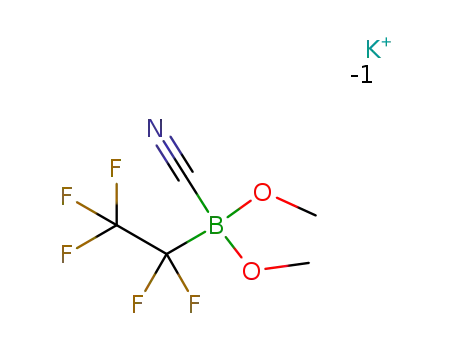 potassium cyano-dimethoxypentafluoroethylborate