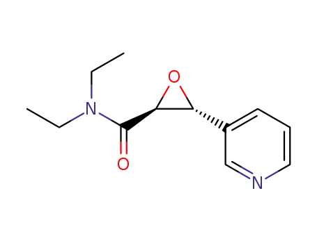 trans-N,N-diethyl-3-(pyridin-3-yl)oxirane-2-carboxamide
