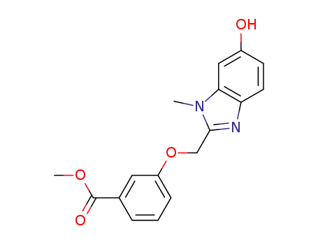 methyl 3-[(6-hydroxy-1-methyl-1H-benzimidazol-2-yl)methoxy]benzoate
