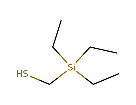 Molecular Structure of 18441-99-1 ((Triethylsilyl)methanethiol)