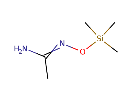 Molecular Structure of 53127-77-8 (Ethanimidamide, N-[(trimethylsilyl)oxy]-)
