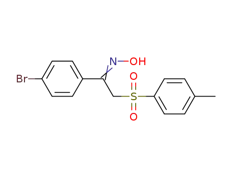 1-(4-bromophenyl)-2-tosylethan-1-one oxime