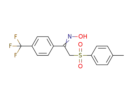 2-(toluene-4-sulfonyl)-1-(4-trifluoromethylphenyl)ethanone oxime