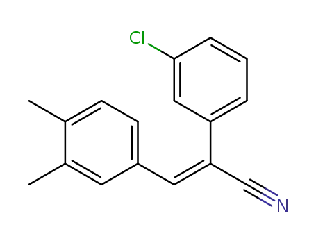(2E)-2-(3-chlorophenyl)-3-(3,4-dimethylphenyl)acrylonitrile