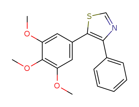 4-phenyl-5-(3,4,5-trimethoxyphenyl)thiazole