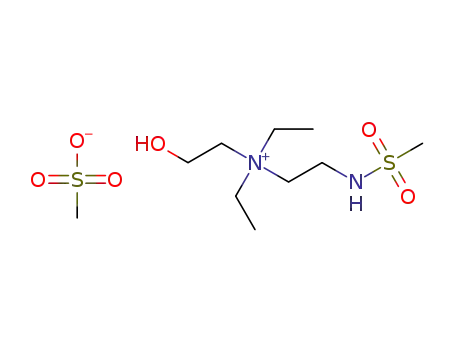 N,N-diethyl-2-hydroxy-N-(2-(methylsulfonamido)ethyl)ethaneammonium methanesulfonate