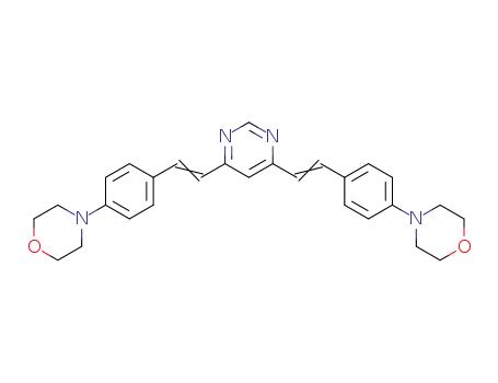 4,6-bis(4-morpholinostyryl)pyrimidine