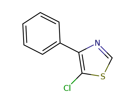 Molecular Structure of 1403935-14-7 (5-Chloro-4-phenylthiazole)