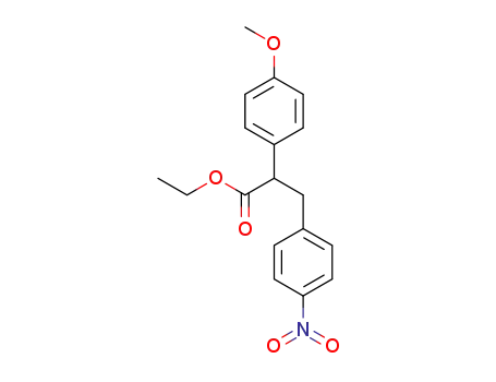 ethyl 2-(4-methoxyphenyl)-3-(4-nitrophenyl)propanoate